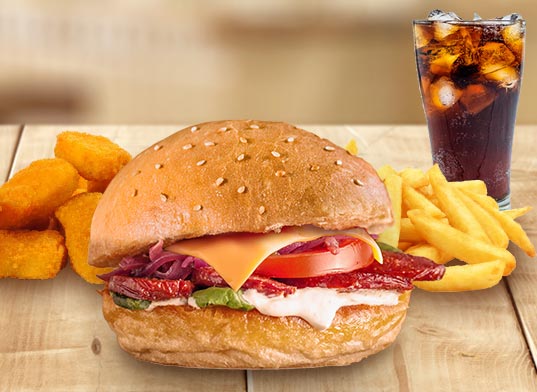 Produktbild Hot Sucuk-Burger Menü