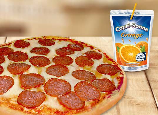 Produktbild Kinder Pizza Salami
